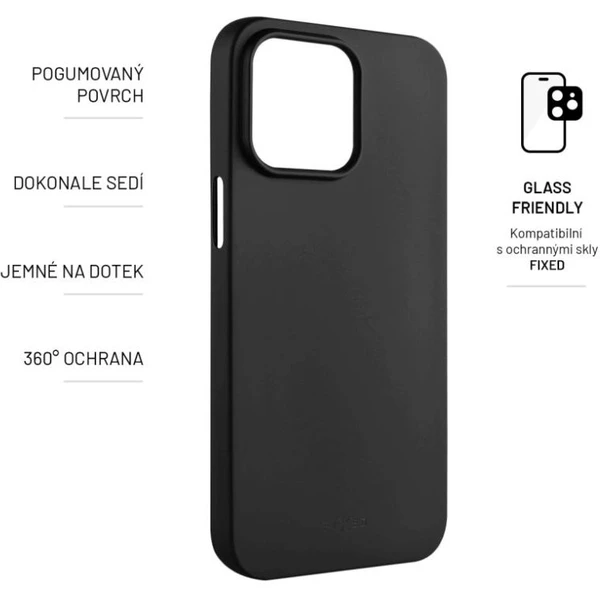 FIXED Story silikónový kryt Apple iPhone 15 Pre čierny - Puzdra - Obrázok 7AR4000L01