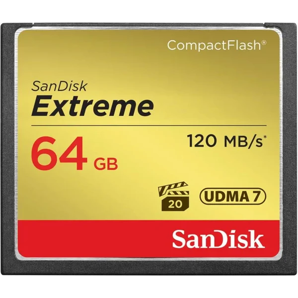 SanDisk Extreme CompactFlash 64GB - Pamäťové karty - Hlavný obrázok