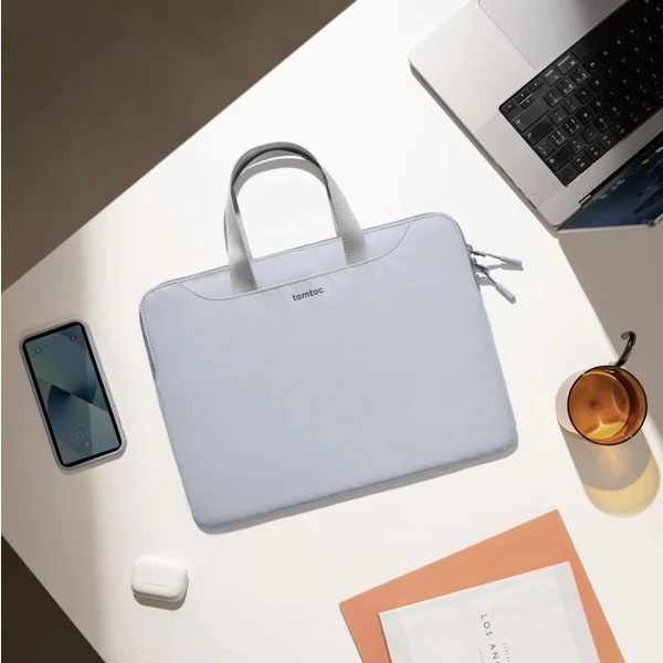 tomtoc Light A21 Dual-color Slim taška pre 13-14" notebook modrá - Puzdra - Obrázok 7B62000K01