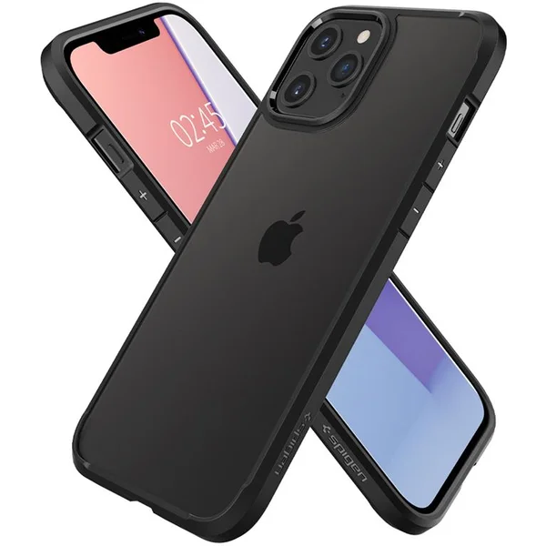 Spigen Ultra Hybrid kryt iPhone 12 / 12 Pro čierny - Puzdra - Obrázok 7BA3200401
