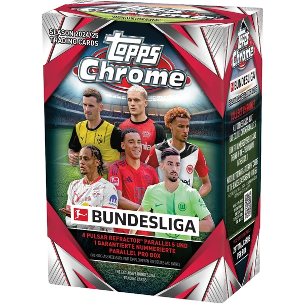 Futbalové karty Topps Chrome Bundesliga 2024/25 Value Box - Futbalové karty - Hlavný obrázok