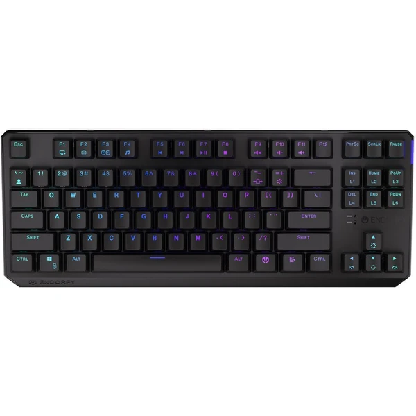 Endorfy Thock TKL Kailh Black CZ/SK bezdrôtová klávesnica čierna - Klávesnice - Hlavný obrázok