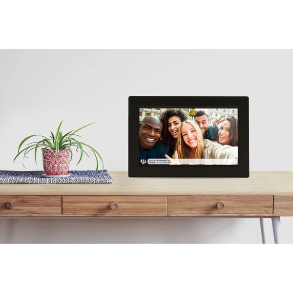 Denver PFF-1015 šikovný digitálny fotorámik s WiFi čierny - Fotorámčeky - Obrázok 7BIE000N01