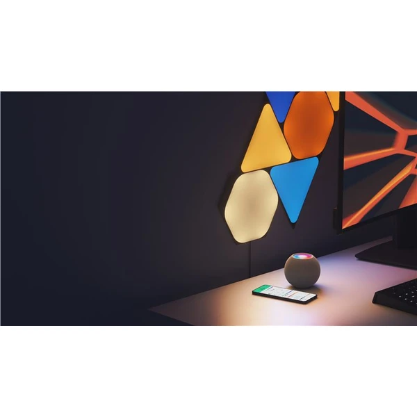 Nanoleaf Shapes v limitovanej edícii Black Hexagons Expansion 3 Pack - Inteligentné osvetlenie - Obrázok 7BQ2000J01