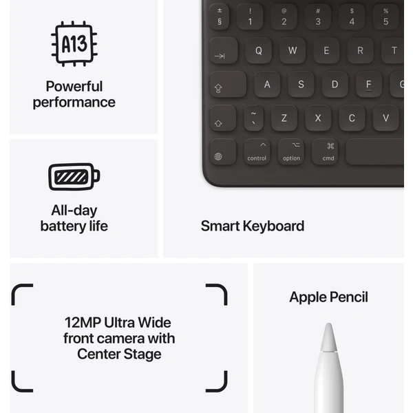 Apple iPad 10,2" 256GB Wi-Fi strieborný (2021) (Ďalšia) - Tablety - Obrázok 7BQKF00101