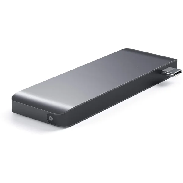 Satechi Passthrough USB hub MacBook 12" vesmírne šedý - USB huby - Obrázok 7CCE100301