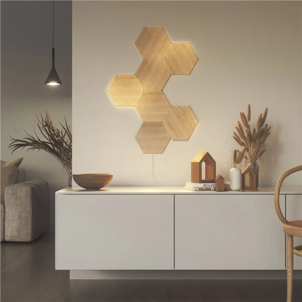 Nanoleaf Elements Hexagons Starter Kit 7 pack - Inteligentné osvetlenie - Obrázok 7CMJF00101
