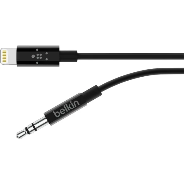 Belkin Lightning/3,5mm kábel 0,9m čierny - Káble a redukcie - Obrázok 7CY4000301