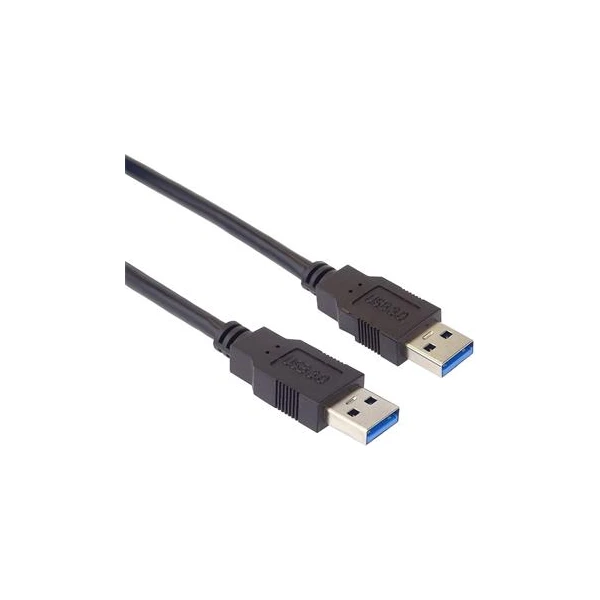 PremiumCord USB-A/USB-A napájací kábel 0,5m čierny - Káble a redukcie - Hlavný obrázok