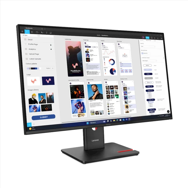 Lenovo ThinkVision T32UD-40 monitor 31,5" - Monitory - Obrázok 7DOI000K01
