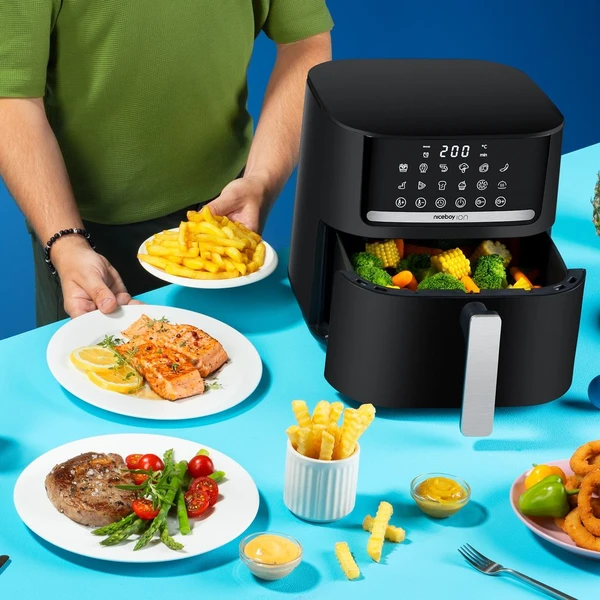 Niceboy ION AirFryer PRO teplovzdušná fritéza čierna - Fritézy - Obrázok 7DRI000K01