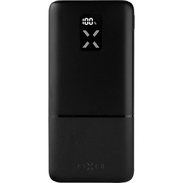 FIXED Zen 20 powerbanka s LCD a PD (Power Delivery), 20W, 20 000 mAh, čierna - Powerbanky - Hlavný obrázok
