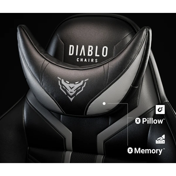 Diablo X-Ray 2.0 King Size herná stolička čierno-šedá - Stoličky - Obrázok 7FCG000K01