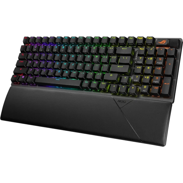 ASUS ROG Strix Scope II 96 bezdrôtová herná klávesnica (US) (RX SNOW) čierna - Klávesnice - Obrázok 7G77000701