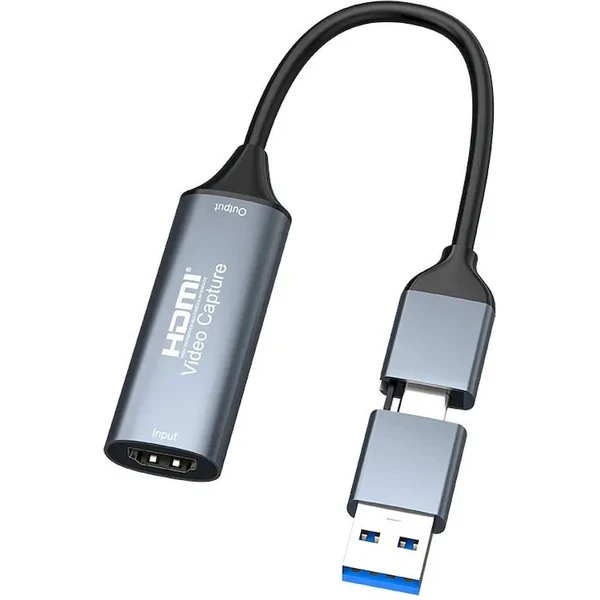 PremiumCord HDMI capture/grabber USB-A/USB-C sivý - Záznamové zariadenia - Obrázok 7G8L000K01