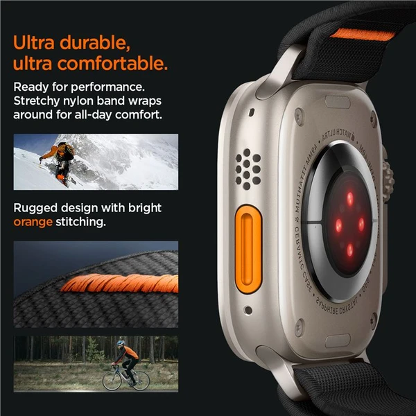 Spigen Lite Fit Ultra remienok Apple Watch 49/46/45/44/42mm čierny - Remienky - Obrázok 7GN2000P01