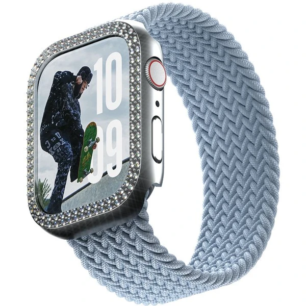 PanzerGlass® SAFE Apple Watch 10/11 (42mm) bumper trblietavo strieborný rámček - Puzdra - Hlavný obrázok