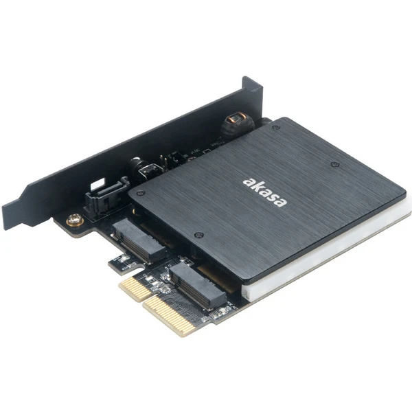 Akasa RGB adaptér M.2 SSD do PCIe x4 (AK-PCCM2P-03) - Radiče - Obrázok 7I6X600301