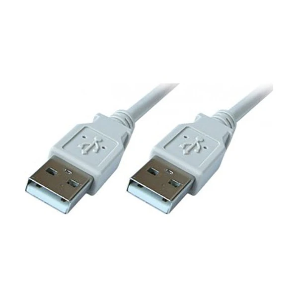 PremiumCord USB-A/USB-A kábel 3m sivý - Káble a redukcie - Hlavný obrázok