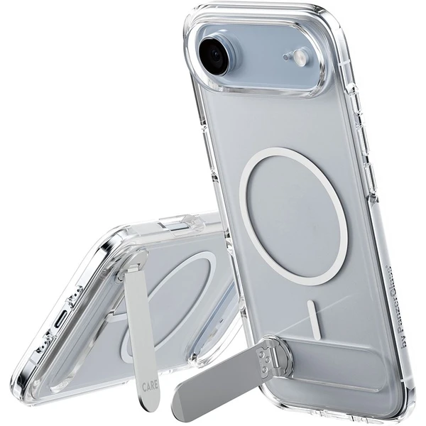 PanzerGlass® CARE Kickstand kryt s MagSafe Apple iPhone Air strieborný/biely - Puzdra - Hlavný obrázok