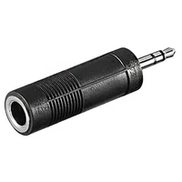 PremiumCord 3,5mm/6,35mm redukcia čierna - Káble a redukcie