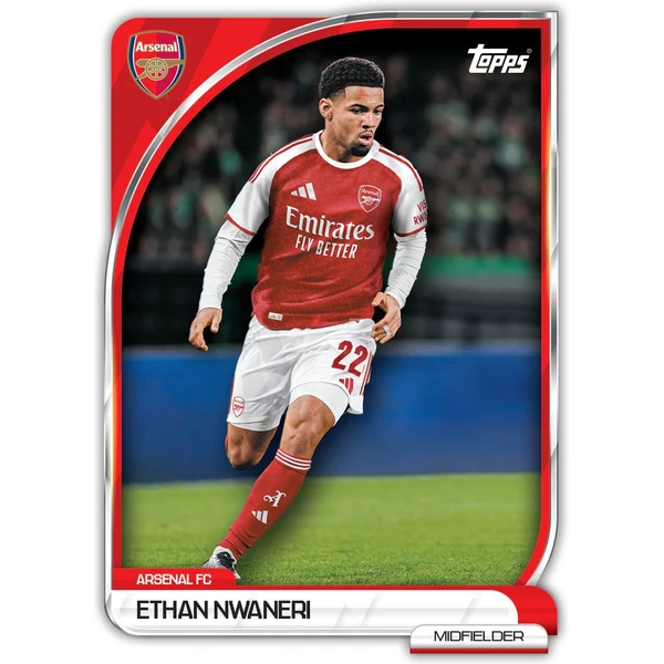 Futbalové karty Topps 2025-2026 Collector Tin Arsenal - Futbalové karty - Obrázok 7K3J000K01
