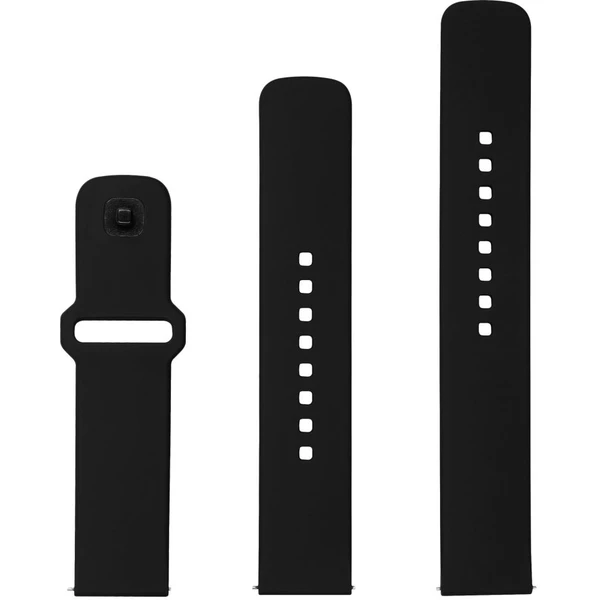 Set silikónových remienkov FIXED Silicone Sporty Strap s Quick Release 22mm pre smartwatch, čierny - Remienky - Obrázok 7LM2000O01