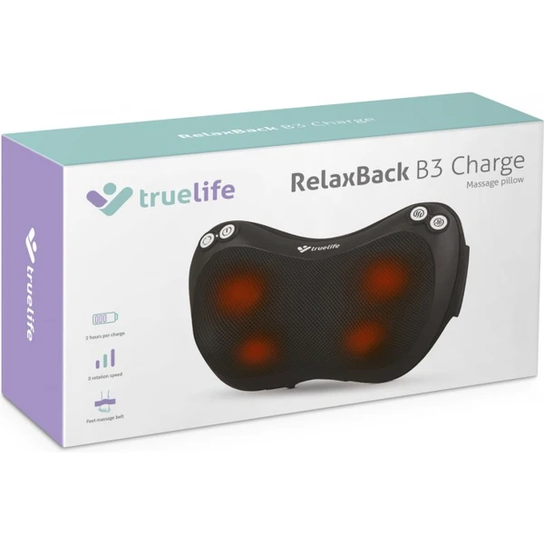TrueLife RelaxBack B3 Charge masážny vankúš - Masážny prístroj - Obrázok 7M42000N01