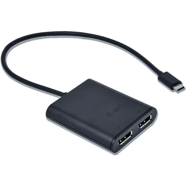 i-tec USB-C/2x DisplayPort redukcia 4K čierna - Káble a redukcie - Obrázok 7MTN200401