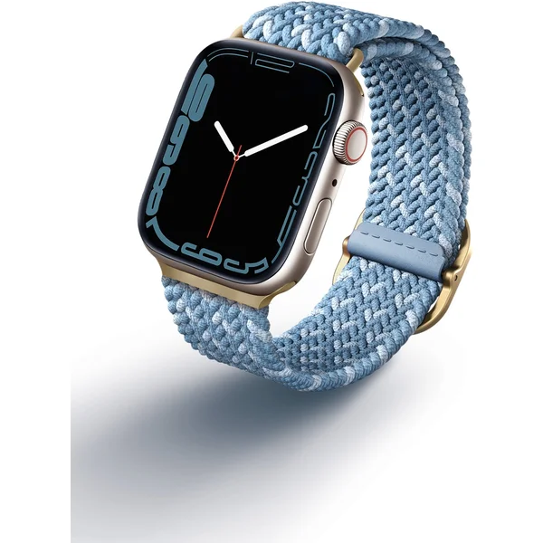UNIQ Aspen Designer Edition remienok Apple Watch 42/41/40/38mm Cerulean Blue - Remienky - Hlavný obrázok