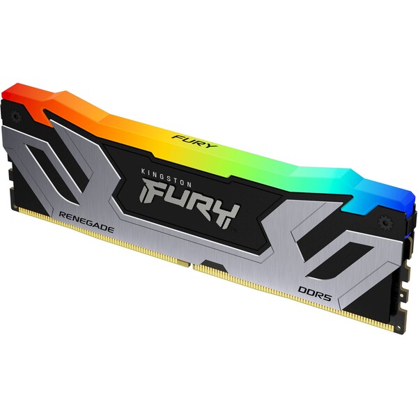 Kingston FURY Renegade Black RGB DDR5 24GB 8400MHz CL40 CUDIMM (1x24GB) XMP
