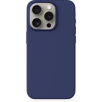 Epico Mag+ Silicone Case iPhone 15 kompatibilný s MagSafe modrý - Puzdra