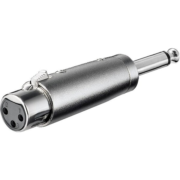 E-shop PremiumCord XLR/6,35mm mikrofónna redukcia strieborná