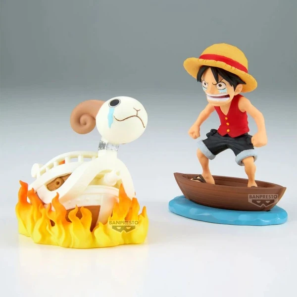 Figúrka Bandai Banpresto ONE PIECE - MONKEY.D.LUFFY & GOING MERRY 8 cm - Figúrky - Obrázok 7QBI000K01