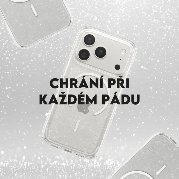 PanzerGlass® CARE Star Lit kryt s MagSafe Apple iPhone 17 Pro  trblietavý/biely - Puzdra - Obrázok 7QDH000K01