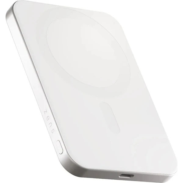 ZENS Pro 1 MagSafe/Qi2 slim powerbanka (5000 mAh), 15 W, USB-C, biela - Powerbanky - Hlavný obrázok