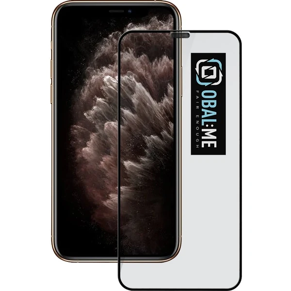 Obal:Me 5D tvrdené sklo Apple iPhone 11 Pro/ XS/X čierne - Ochranné fólie a sklo - Hlavný obrázok