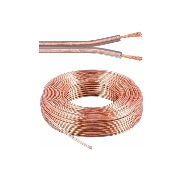 PremiumCord Káble na prepojenie reprosústav 99,9% meď 2x2,5mm2 25m