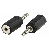 PremiumCord 3,5mm/2,5mm redukcia čierna - Káble a redukcie
