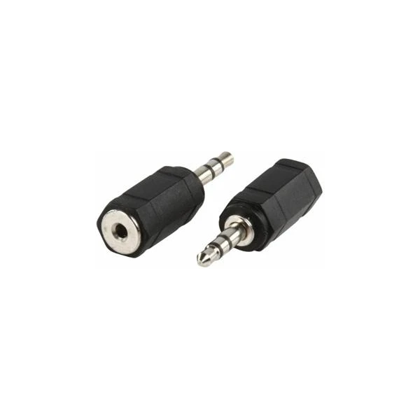 PremiumCord 3,5mm/2,5mm redukcia čierna - Káble a redukcie - Hlavný obrázok