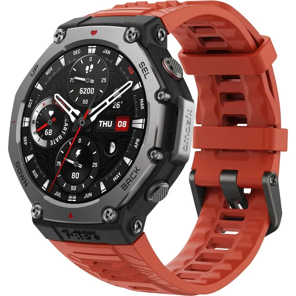 Amazfit T-Rex 3 chytré hodinky červené - Inteligentné hodinky - Hlavný obrázok