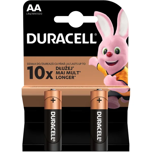 Duracell Basic AA alkalická batéria, 2 ks - Batérie - Hlavný obrázok