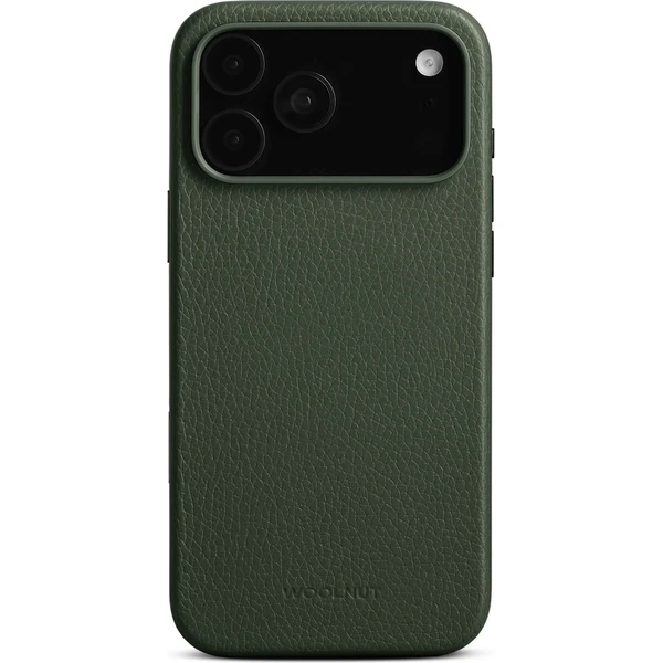 Woolnut MagSafe kožený kryt iPhone 17 Pro Max tmavo zelený - Puzdra - Obrázok 7VLH000K01