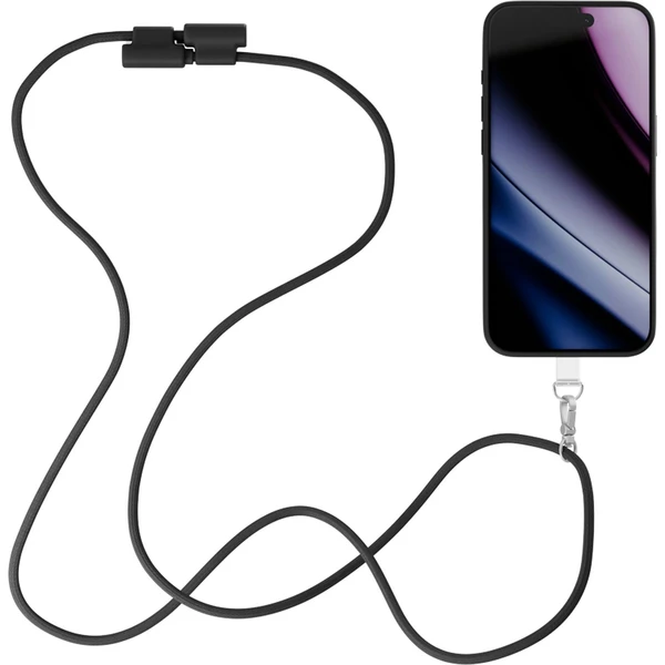 Epico šnúrka na telefón s USB-C na USB-C káblom čierna - Popruhy a crossbody - Obrázok 7VPL000K01
