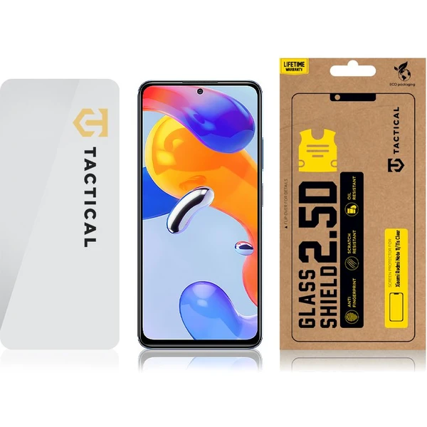 Tactical Glass Shield 2.5D sklo pre Xiaomi Redmi Note 11/11s číre - Ochranné fólie a sklo - Obrázok 7WAN100501
