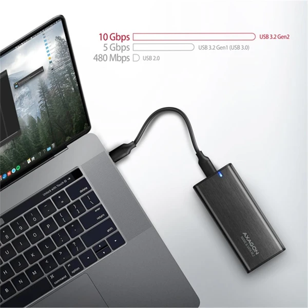 AXAGON EEM2-SB2 externý SSD disk čierny - Externé boxy - Obrázok 7WS6000701