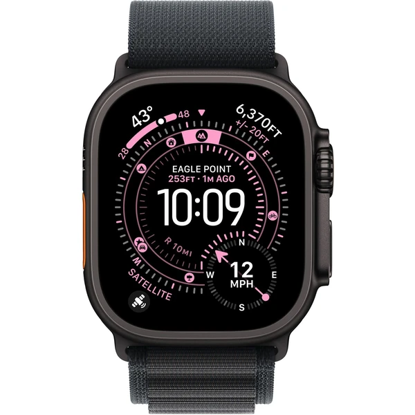 Apple Watch 49/46/45/44mm čierny Alpský ťah malý čierny titán - Remienky - Obrázok 7WWH000K01