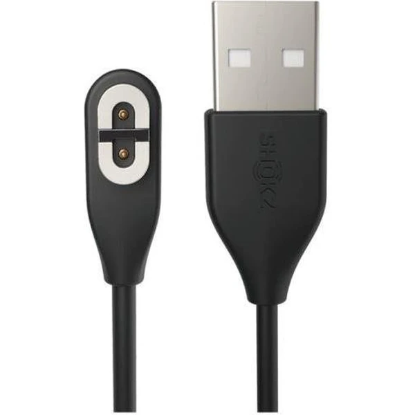 Shokz USB-A napájací kábel pre Shokz OpenRun/OpenRun PRO/Aeropex 0,6m čierny - Káble a redukcie - Hlavný obrázok