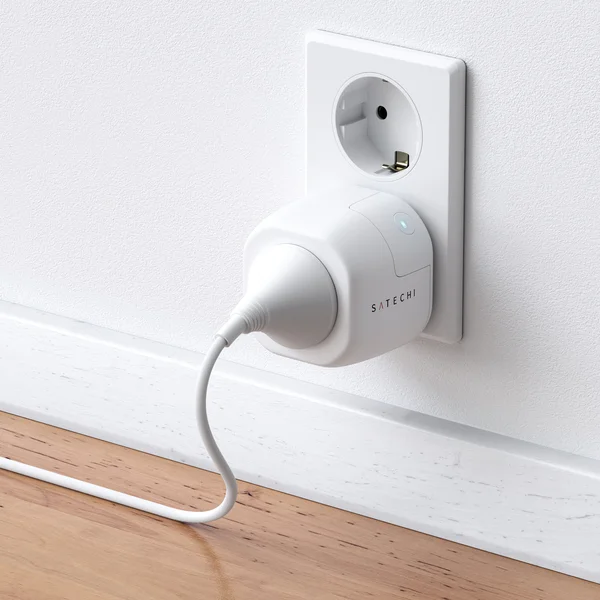 Satechi Homekit Smart Outlet múdra zásuvka (EU) biela  - Inteligentné zásuvky - Obrázok 7XBT000501