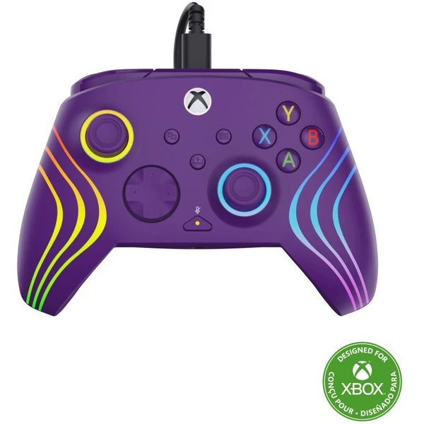 Turtle Beach herný ovládač RGB Afterglow Wave (XBOX/PC) fialový - Herné ovládače - Obrázok 7XMH000K01